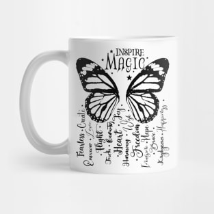 Inspire Magic in Dark Font Mug